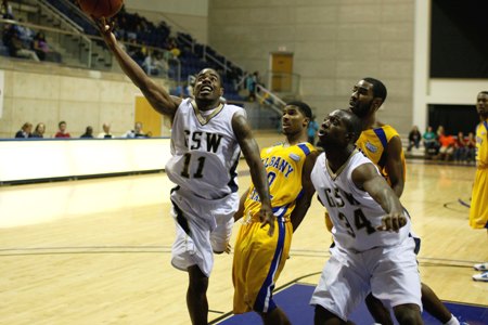 GSW rallies, tops Albany State, 56-52