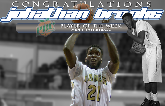 Brooks Named Peach Belt Conference Player Of The Week