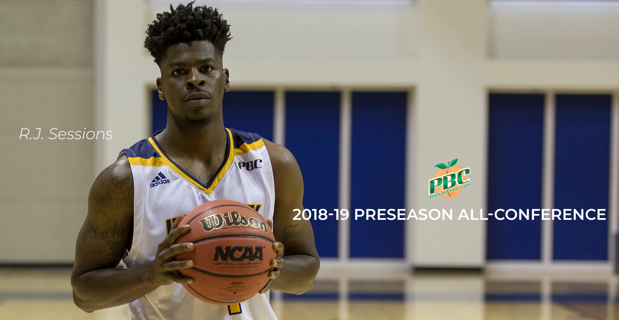 Sessions Named Preseason All-Peach Belt Conference
