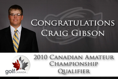 Gibson headed to Canadian Amateur
