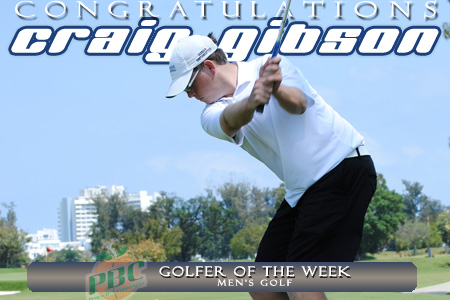 Gibson named PBC Golfer of the Week