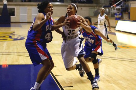 Lady 'Canes drop tight contest with Columbus St., 64-57