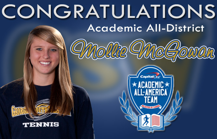 McGowan Earns Academic All-District Honors