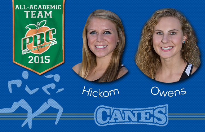 Hickom & Owens Named To PBC Women's Cross Country All-Academic Team