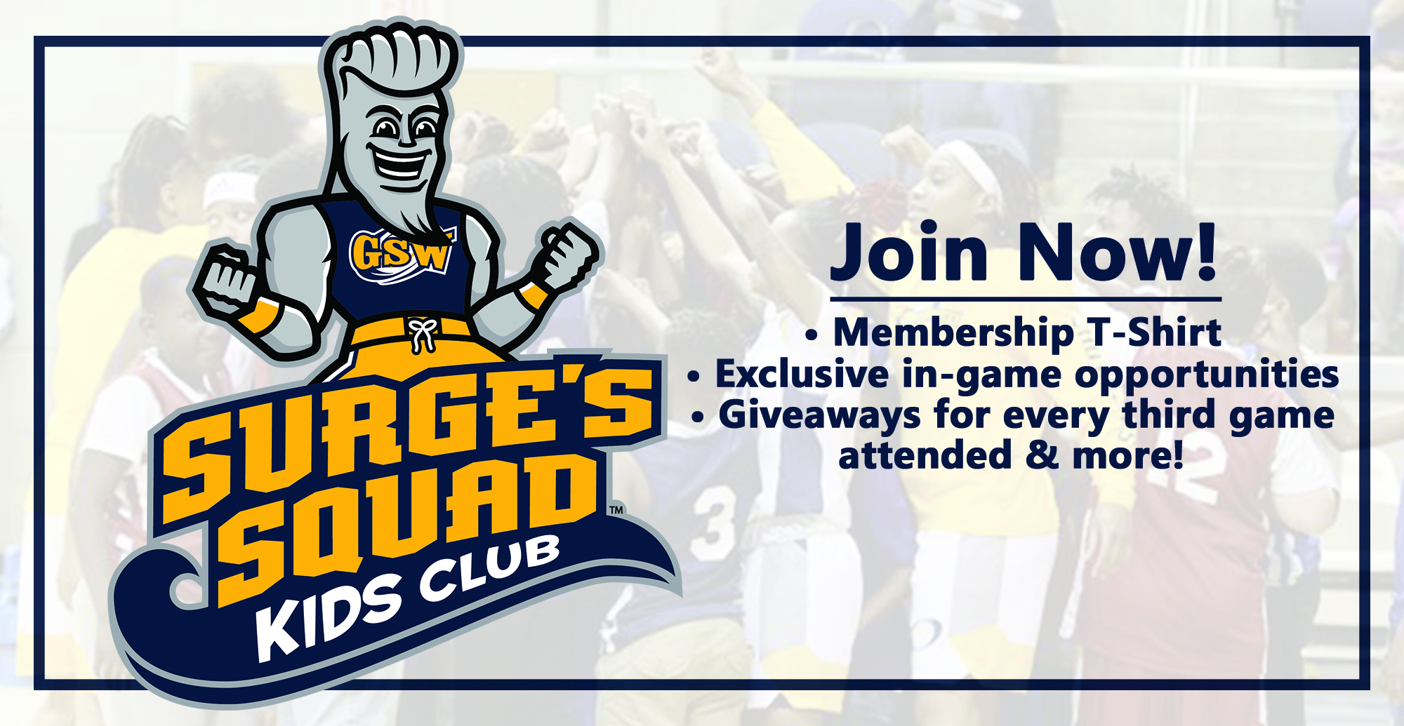 Introducing the All-New Surge's Squad Kids Club