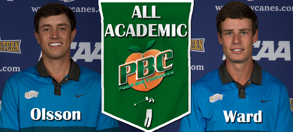 Olsson And Ward Named To PBC All-Academic Men's Golf Team
