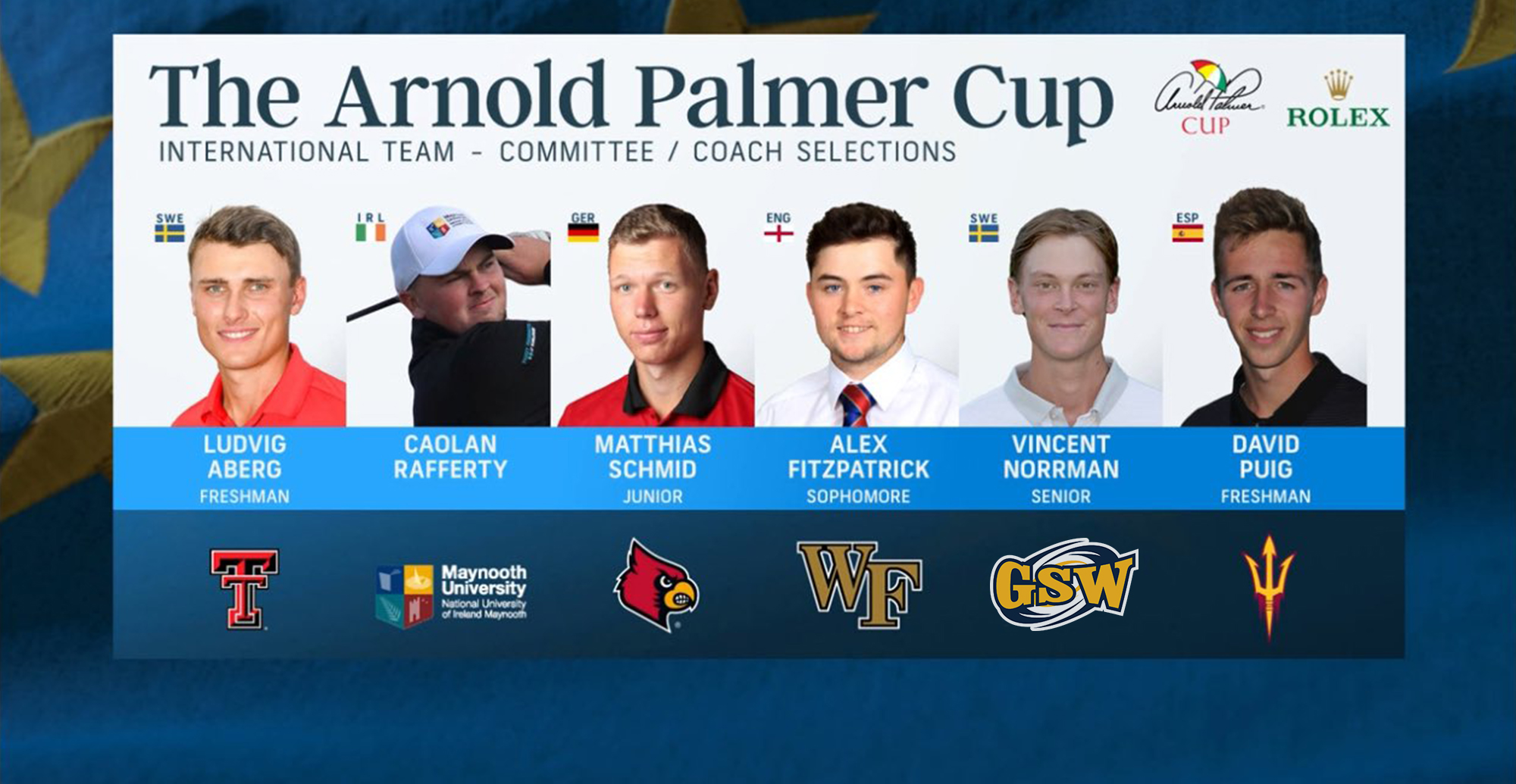 Norrman Selected for Prestigious Arnold Palmer Cup