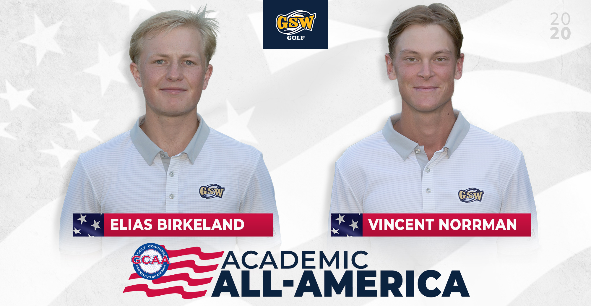 Birkeland & Norrman Named GCAA Srixon/Cleveland Golf All-America Scholars