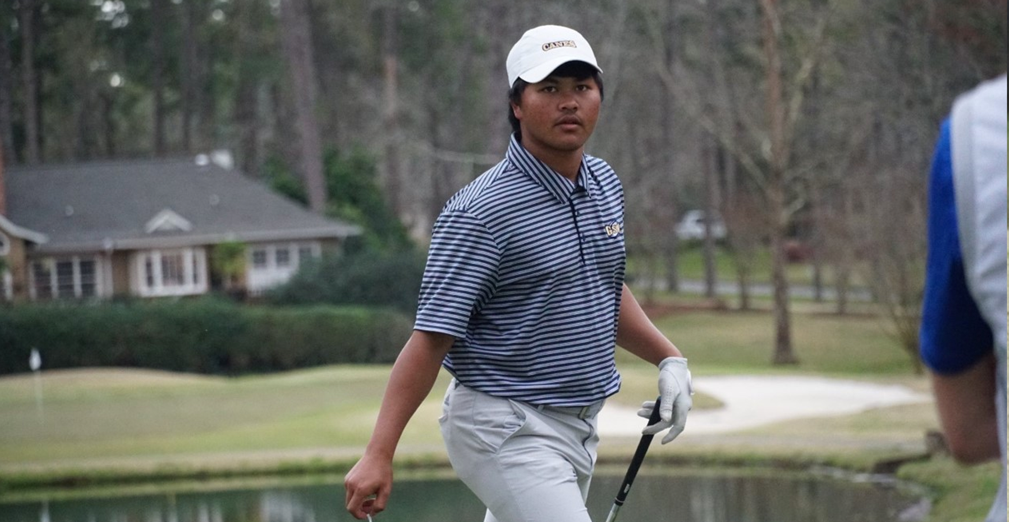 Golf Climbs One Spot, Finishes Third at Hurricane Invitational