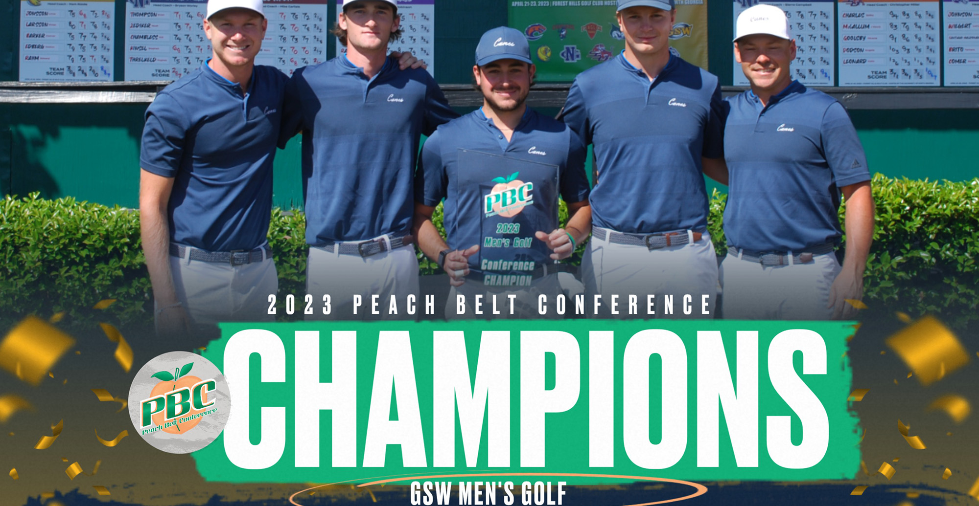 GSW Men's Golf Wins First Peach Belt Conference Championship