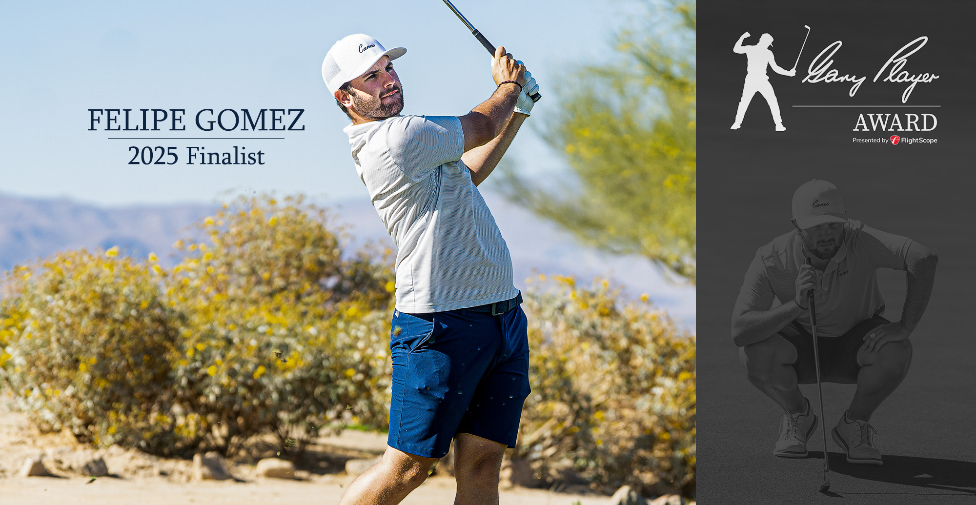 Gomez Named Finalist for 2025 Gary Player International Golfer of the Year Award