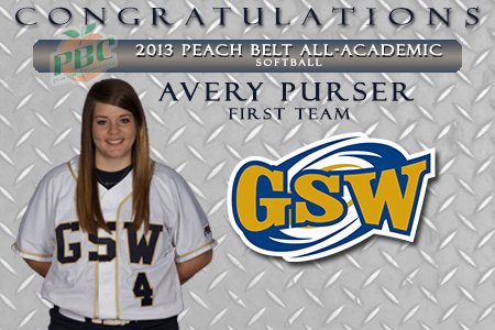 Purser Named to Peach Belt Conference Academic Team