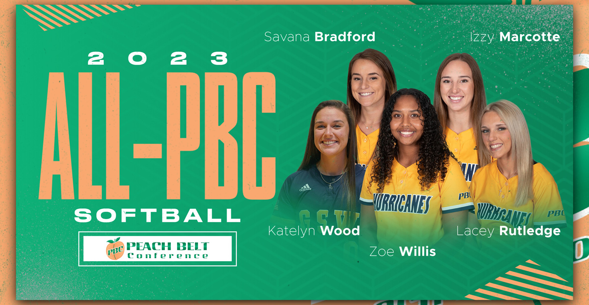 Five Lady Hurricanes Named PBC All-Conference