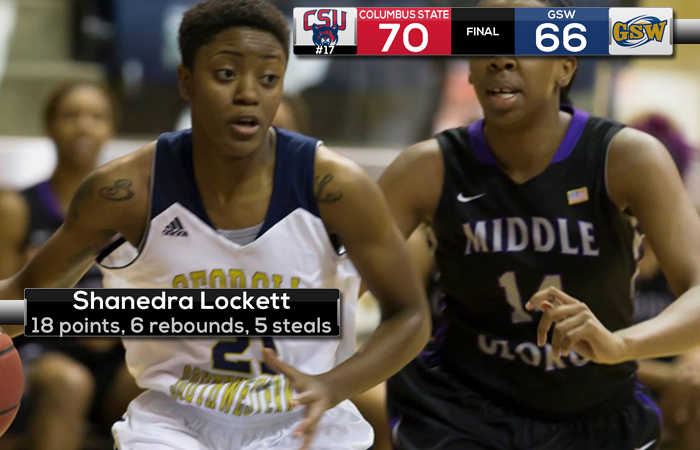 Lockett Locks In 500 Career Points At GSW In Loss To Columbus State