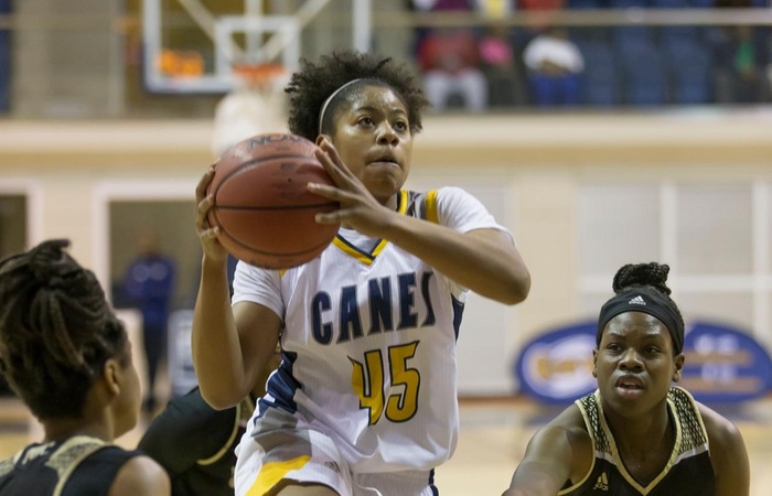 Late Free Throws Edge Lady Canes Over Cougars