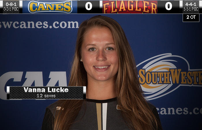Lucke Shuts Out Flagler