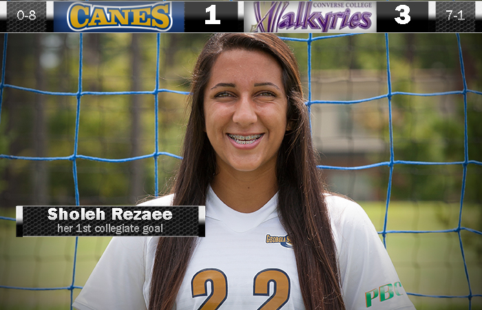 Rezaee Scores First Collegiate Career Goal, Lady Canes lose by 2