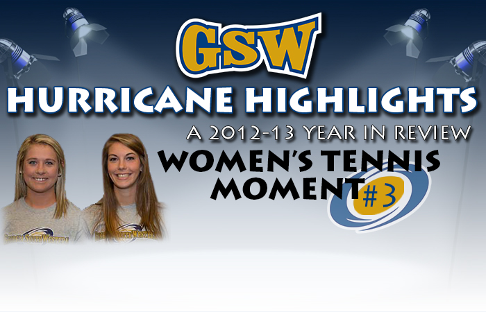 GSW Women's Tennis Hurricane Highlight #3: Jones, Ondo Tie Conference Wins Record