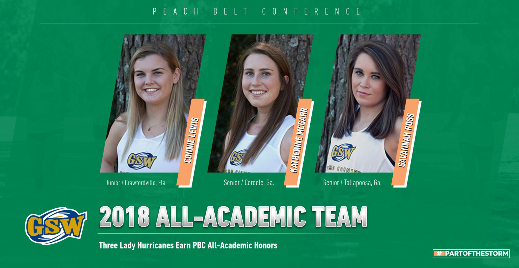 Lady Hurricanes Place Three on 2018 PBC All-Academic Team
